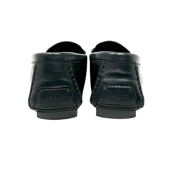 Bally Men\'s Driving Loafers Size EU 39 Black Leather Made In Switzerland main image 9